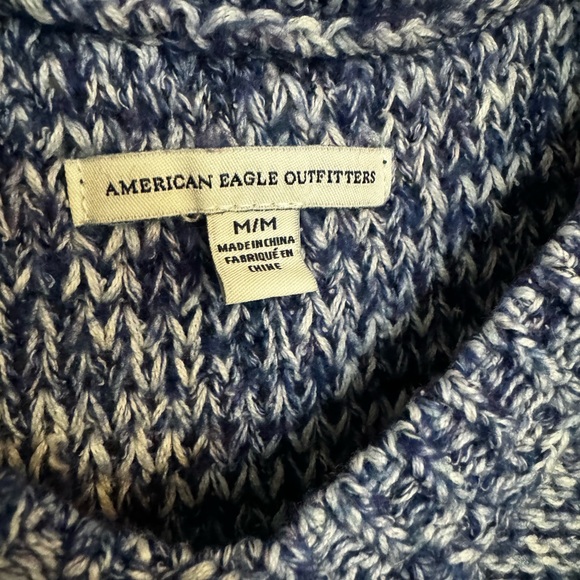 American Eagle Sweater Blue size M - Picture 2 of 4